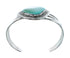Sterling Silver Turquoise Navajo Cuff Bracelet JX130333
